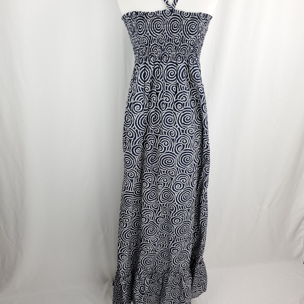 Vineyard vines navy blue maxi dress size m